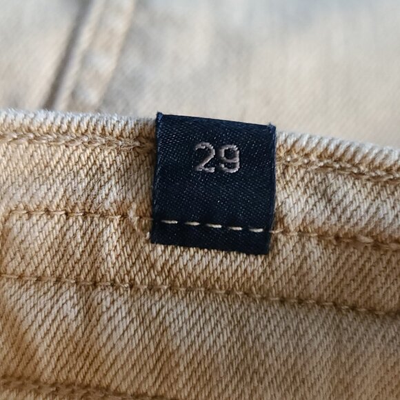 Citizens of Humanity Olivia High Rise Slim Ankle Jeans Tan Sz 29 Button Fly - Picture 3 of 11